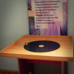 The rotating turntable